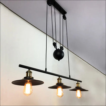 Suspension Vintage en Fer au Design Rétro pour Ambiance Cosy