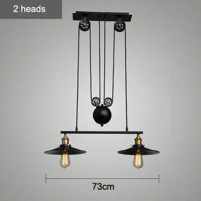 Suspension Vintage en Fer au Design Rétro pour Ambiance Cosy