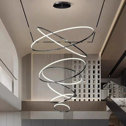 Suspension LED Nordique en acrylique pour salon et salle à manger