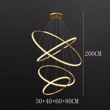 Suspension LED Nordique en acrylique pour salon et salle à manger