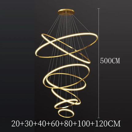 Suspension LED Nordique en acrylique pour salon et salle à manger