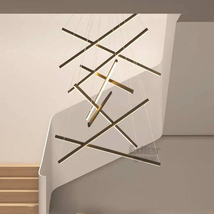 Suspension LED moderne en alliage pour salon et salle à manger, lumière chaude réglable
