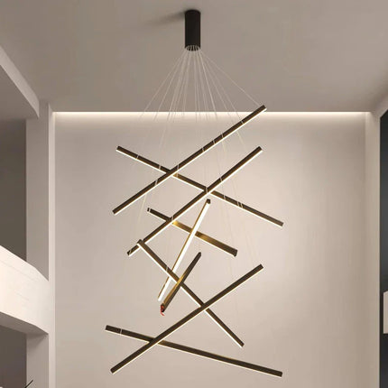 Suspension LED moderne en alliage pour salon et salle à manger, lumière chaude réglable