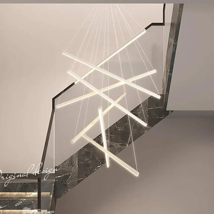 Suspension LED moderne en alliage pour salon et salle à manger, lumière chaude réglable