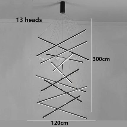 Suspension LED moderne en alliage pour salon et salle à manger, lumière chaude réglable