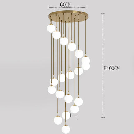 Suspension LED moderne en acrylique, éclairage d’intérieur chaleureux pour salon et escaliers