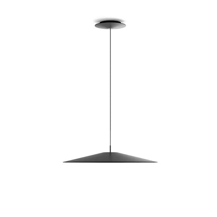 Suspension moderne minimaliste en métal noir pour éclairage intérieur