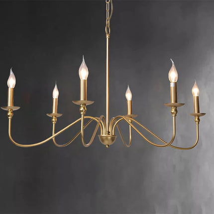 Suspension vintage noir et or E14 pour cuisine et couloir