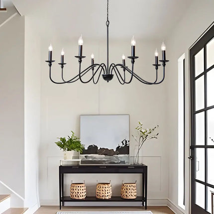 Suspension vintage noir et or E14 pour cuisine et couloir