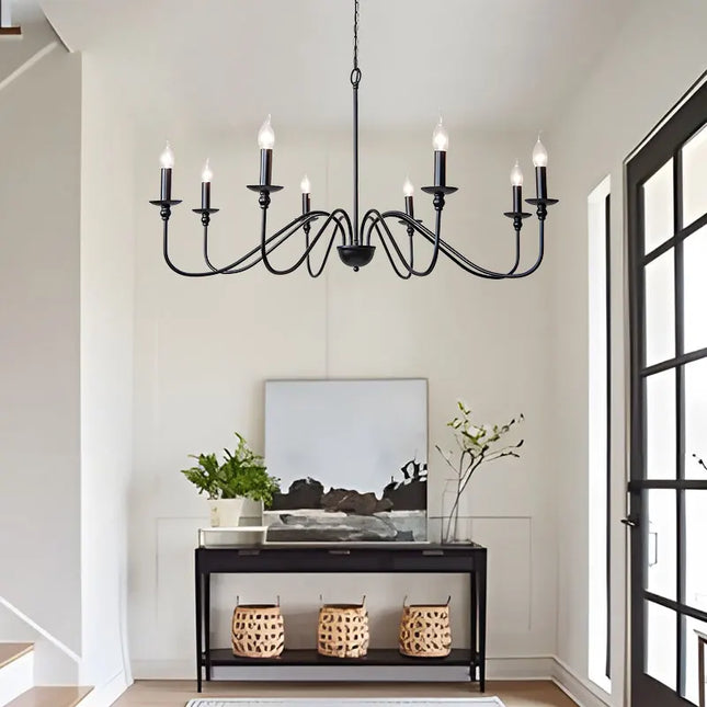 Suspension vintage noir et or E14 pour cuisine et couloir