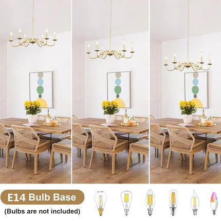 Suspension vintage noir et or E14 pour cuisine et couloir