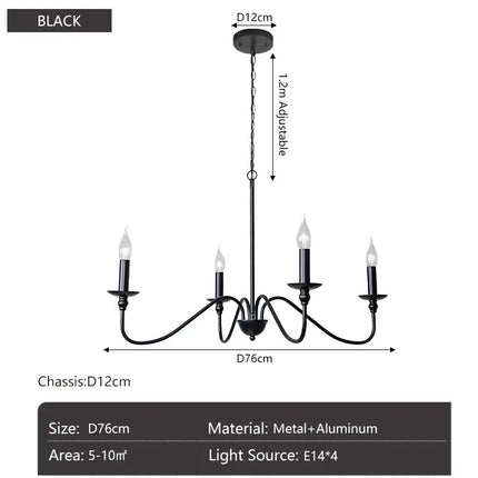 Suspension vintage noir et or E14 pour cuisine et couloir