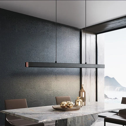 Suspension LED moderne en aluminium pour salon et bureau, lumière réglable