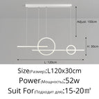 Blanc 120cm 52w / Lumière chaude