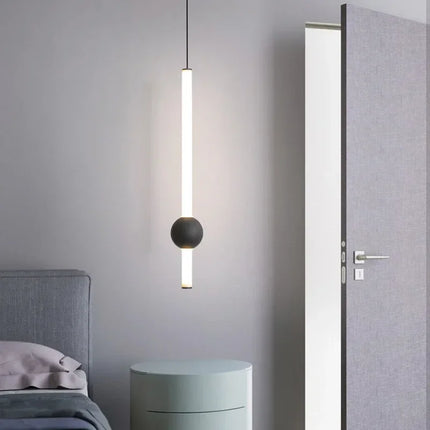 Suspension LED moderne en métal pour salon et cuisine, éclairage chaleureux