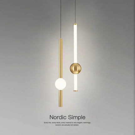 Suspension LED moderne en métal pour salon et cuisine, éclairage chaleureux