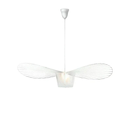 Suspension scandinave en tissu français vert - LED - Ø80 cm - ALBA