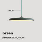 vert / Diamètre25CM / Lumière Froide Blanc 6000K