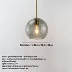Cuivre-Gris / Diamètremètremeter 15cm / Sans blub