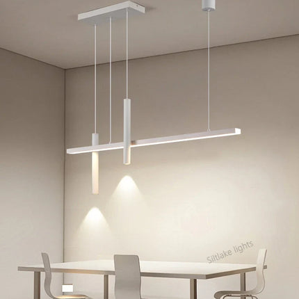 Suspension moderne design créatif en métal pour salle à manger, lumière chaude