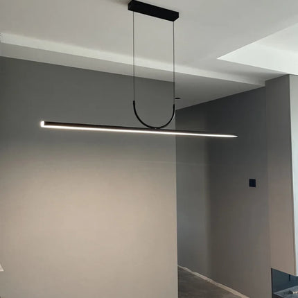 Suspension moderne nordique en aluminium LED pour salle à manger et bar