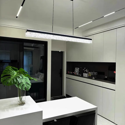 Suspension nordique en acrylique pour cuisine et salle à manger LED