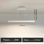 Blanc L100cm / Naturel (4000K)