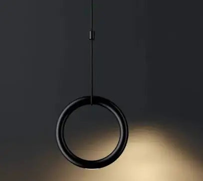 Suspension LED en métal style nordique, lumière chaude pour intérieur industriel