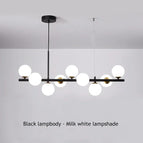 Noir Blanc Lait / 7 Tête(s)(L65xH24cm) / Lumière Froide 6000K