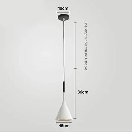 Suspension LED moderne multicolore E27 pour cuisine et salle à manger