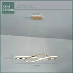 Or-Electroplated / Lumière Chaude Sans Télécommande