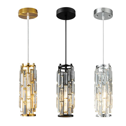Suspension en cristal design moderne pour salle à manger et bar