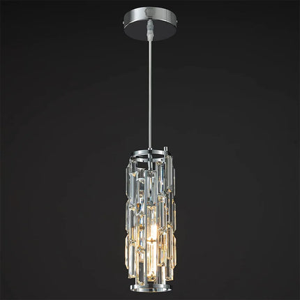 Suspension en cristal design moderne pour salle à manger et bar