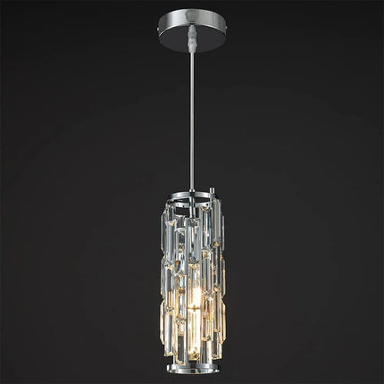 Suspension en cristal design moderne pour salle à manger et bar