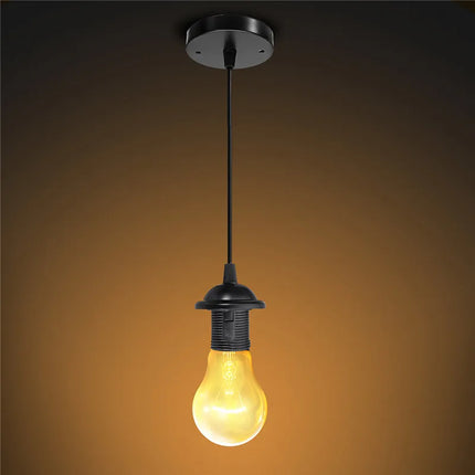 Suspension vintage E27 en métal, douille à vis pour ambiance chaleureuse