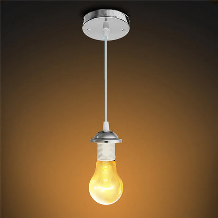 Suspension vintage E27 en métal, douille à vis pour ambiance chaleureuse