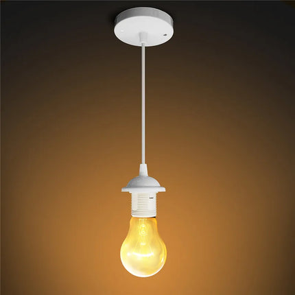 Suspension vintage E27 en métal, douille à vis pour ambiance chaleureuse