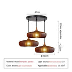 Noyer Couleur 3 disc / Lumière Froide