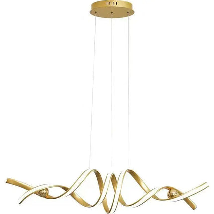 Suspension LED design moderne en aluminium avec lumière chaude dimmable