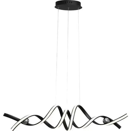 Suspension LED design moderne en aluminium avec lumière chaude dimmable