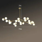 Or 24Lumières / 45CM Hauteur de suspension / Lumière chaude|Nouveauté
