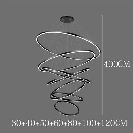 Suspension nordique en ferronnerie et acrylique, lumière chaude modulable pour salon et salle à manger