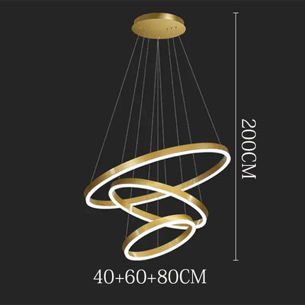 Suspension nordique en ferronnerie et acrylique, lumière chaude modulable pour salon et salle à manger