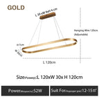 Or 120cm / Lumière Chaude Sans télécommete