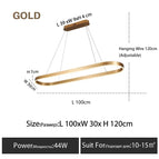 Or 100cm / Lumière Chaude Sans télécommete