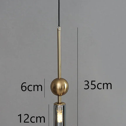 Suspension nordique en fer noir et or avec LED pour ambiance chaleureuse