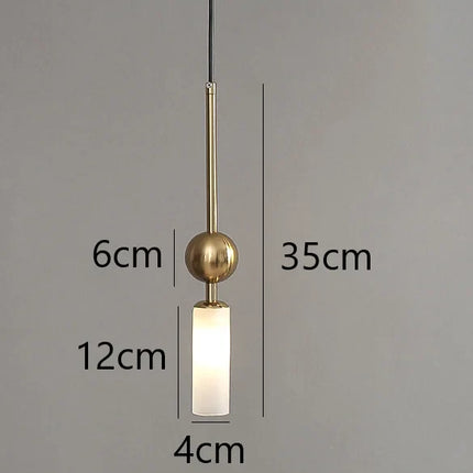 Suspension nordique en fer noir et or avec LED pour ambiance chaleureuse