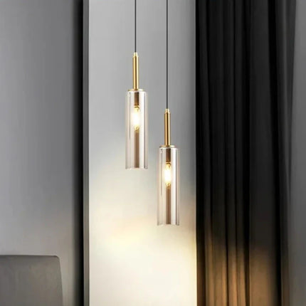 Suspension LED nordique en métal, éclairage intérieur chaleureux pour salon et chambre
