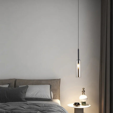 Suspension LED nordique en métal, éclairage intérieur chaleureux pour salon et chambre