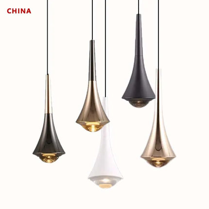 Suspension LED moderne en aluminium, intensité variable, lumière complète pour intérieur